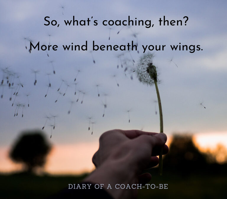 Inner dialogue – What’s coaching?